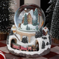 Illuminated Musical Rotating Christmas Snow Globe