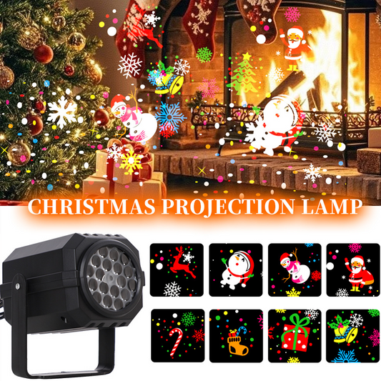 📢📢55  % OFF !!✨Rotating LED Christmas Pattern Projector Light🎅🎄