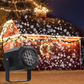 Rotating LED Christmas Pattern Projector Light