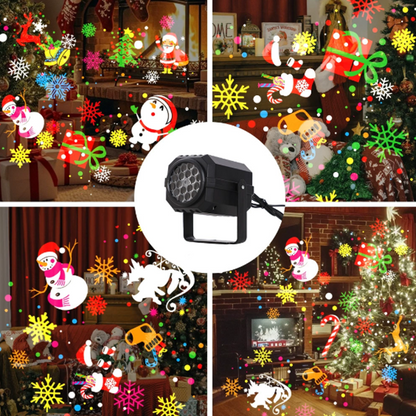 📢📢55  % OFF !!✨Rotating LED Christmas Pattern Projector Light🎅🎄