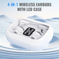 📢📢60 % OFF !!🎅【🎁Best Christmas Gift🎁】🎄4-in-1 Wireless Earbuds with LED Case