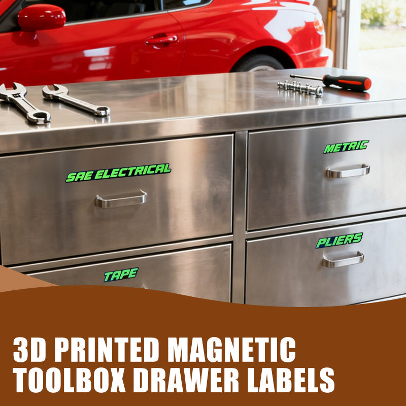 📢📢55% OFF !!⏰⏰3D Printed Magnetic Toolbox Drawer Labels – liberyta