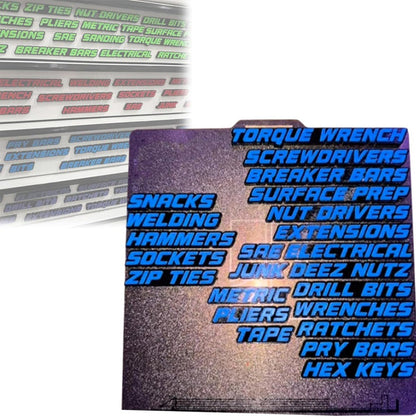 📢📢55% OFF !!⏰⏰3D Printed Magnetic Toolbox Drawer Labels