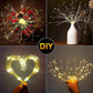 Christmas Firework LED Copper Wire String Lights