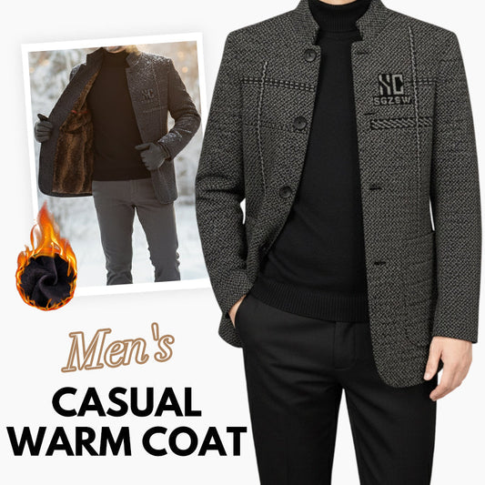 📢📢60 % OFF !!⏰⏰Men's Casual Warm Coat