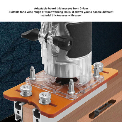 📢📢50% OFF !! ⏰2-in-1 Wood Slotting Base – Accurate, Compact, Multi-Functional 🔧