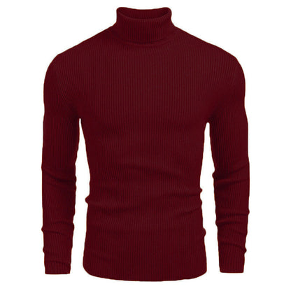 📢📢68 % OFF !!🎅Winter Men's Knitted Turtleneck Slim Sweater