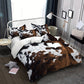📢📢60  % OFF !!🎅Cow Print Duvet Cover Set