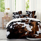 📢📢60  % OFF !!🎅Cow Print Duvet Cover Set