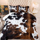 📢📢60  % OFF !!🎅Cow Print Duvet Cover Set