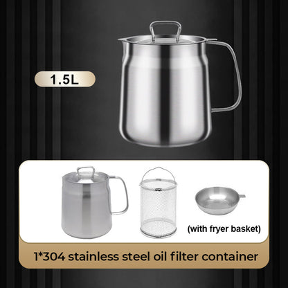 🛢️ 30% OFF! ⚙️ MULTI-FUNCTION OIL FILTER CONTAINER - Large Capacity & Stainless Steel, Easy-Pour Spout for Clean Oil Changes, Durable and Leak-Proof 🔧🚗