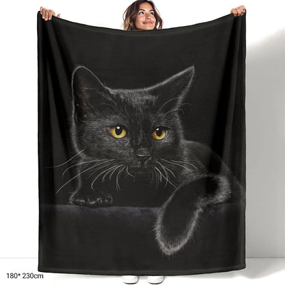 【📍Curated Picks📍】Black Cat All-Season Cozy Blanket