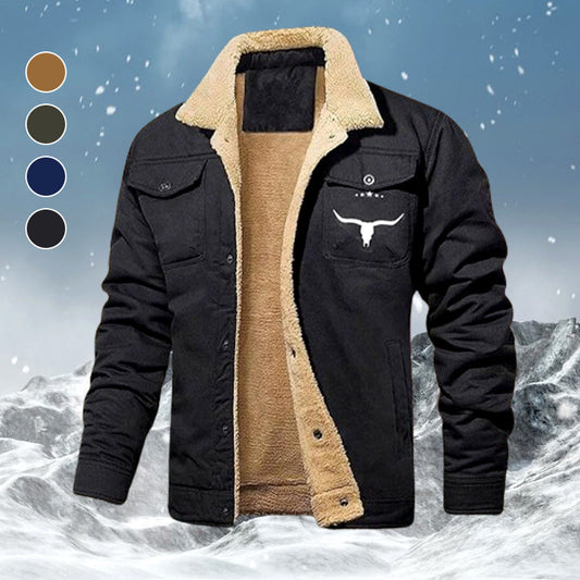 📢📢60 % OFF !!⏰⏰[Best Gift For Him] Men's Retro Warm Jacket