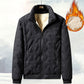 📢📢60 % OFF !!🎅Men's Quilted Winter Jacket with Faux Fleece Lining