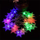 📢📢50 % OFF !!⏰⏰LED Snowflake Curtain String Lights
