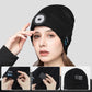 📢📢60% OFF !!⏰⏰Peel-Off LED Headlamp Bluetooth Headset Knit Cap🎁