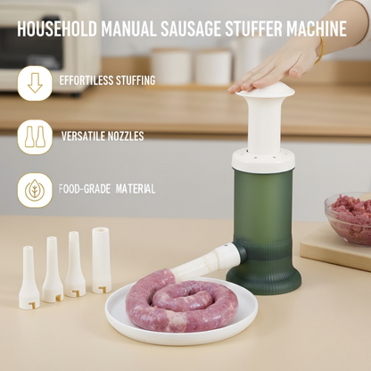 📢📢50 % OFF !!🎅Household Manual Sausage Stuffer Machine