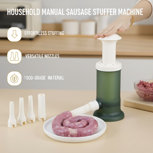 📢📢50 % OFF !!🎅Household Manual Sausage Stuffer Machine