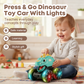 📢📢50 % OFF !!✨Press & Go Dinosaur Toy Car With Lights