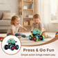📢📢50 % OFF !!✨Press & Go Dinosaur Toy Car With Lights