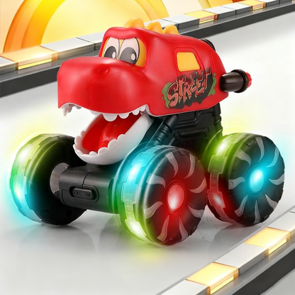 📢📢50 % OFF !!✨Press & Go Dinosaur Toy Car With Lights