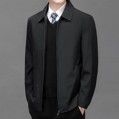 📢📢56 % OFF !!✨Men's Windproof Lapel Zipper Jacket