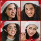📢📢50  % OFF !!✨12 Sheets Christmas Temporary Face Tattoos for Kids