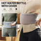 📢📢40%  OFF !! ⏰ Faux Rabbit Fur Hot Water Bottle with Cover