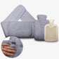 📢📢40%  OFF !! ⏰ Faux Rabbit Fur Hot Water Bottle with Cover
