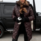 Women's Long Quilted Hooded Puffer Coat