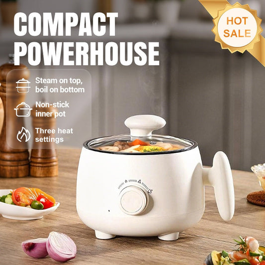 📢📢50 % OFF !!⏰Portable Multifunctional Non-Stick Electric Pot