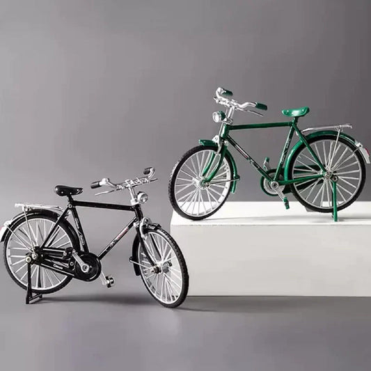 📢📢60 % OFF !!⏰1: 10 Simulation Mini DIY Retro Bicycle Model Ornament