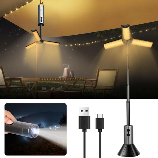 🎅Christmas Pre Sale 50% OFF🎁Portable Foldable LED Camping Lights