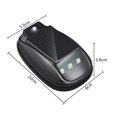📢📢50 % OFF !!⏰Waterproof Solar Car Roof Light with Remote