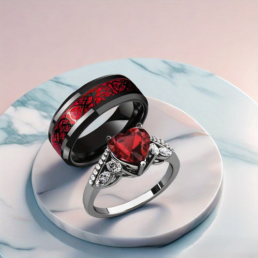 ⚡BLACK FLASH SALE💍Couple Promise Rings💝