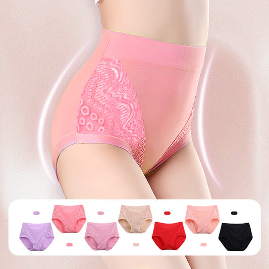 📢📢 50 %  OFF !! ✨Plus Size High Waist Leak Proof Cotton Panties