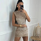 Women’s Sleeveless Sparkly Sequin Dress