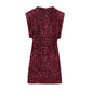 Women’s Sleeveless Sparkly Sequin Dress