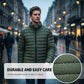 Solid Color Warm Lightweight Cotton Jacket