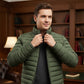Solid Color Warm Lightweight Cotton Jacket