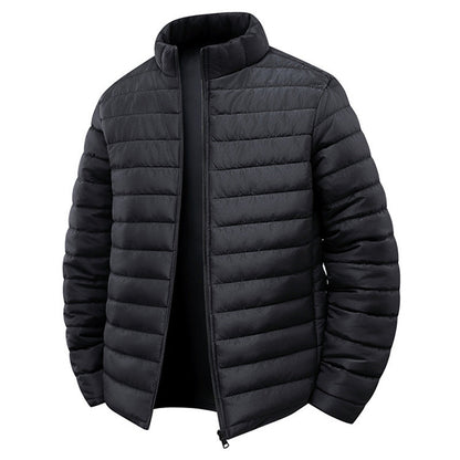 Solid Color Warm Lightweight Cotton Jacket