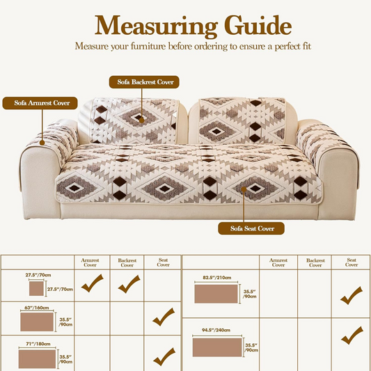 📢📢50 % OFF !!🎅Modern Geometric Plush Sofa Cover🛋️