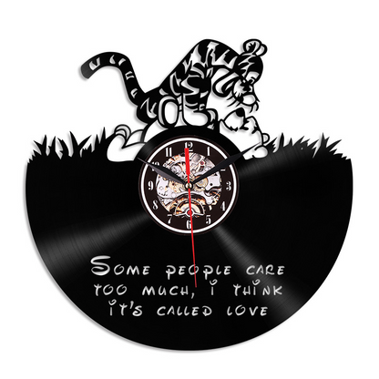 📢📢FREE SHIPPING !!⏰Vintage Animal Vinyl Wall Clock