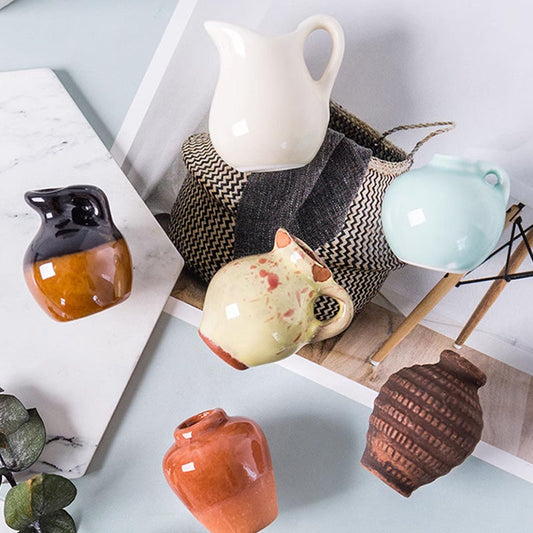 📢📢50 % OFF !!🎅Mini Ceramic Vase Fridge Magnet