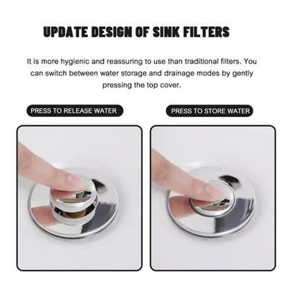 📢📢 BUY 1 GET 1 FREE !! ⏰Stainless Steel Floor Drain Filter – Stop Hair Clogs Before They Start