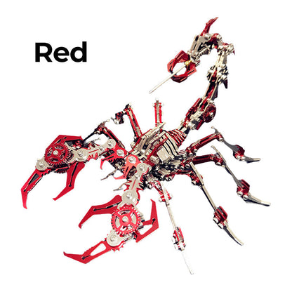 📢📢 70 %  OFF !! 🦂 3D Scorpion Metal Puzzle – Mechanical Assembly Model, Challenging & Decorative 🧩⚙️