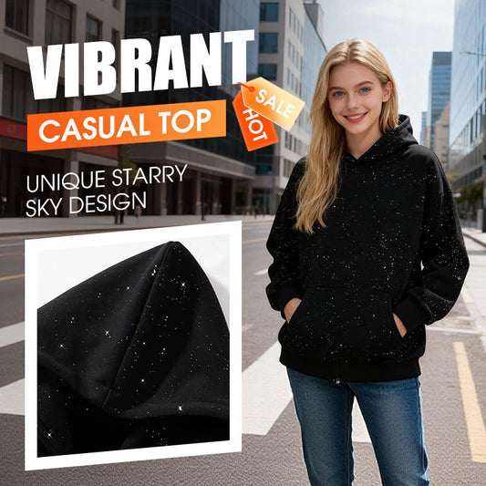 📢📢50 %  OFF !! ⏰Comfortable Starry Sky Pullover Hoodie