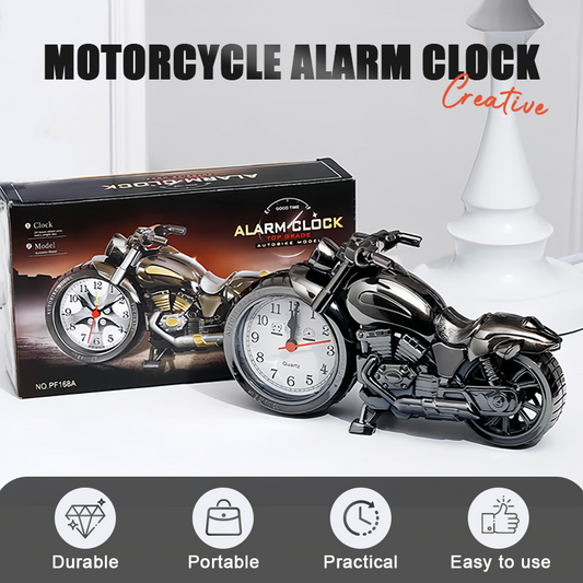 📢📢 60 %  OFF !! ⏰Creative Motorcycle Alarm Clock