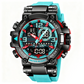 📢📢40% OFF !! ⏰ Multifunctional Waterproof LED Digital Watch – 50M, Dual Movement, Stopwatch 🌙