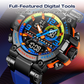📢📢40% OFF !! ⏰ Multifunctional Waterproof LED Digital Watch – 50M, Dual Movement, Stopwatch 🌙